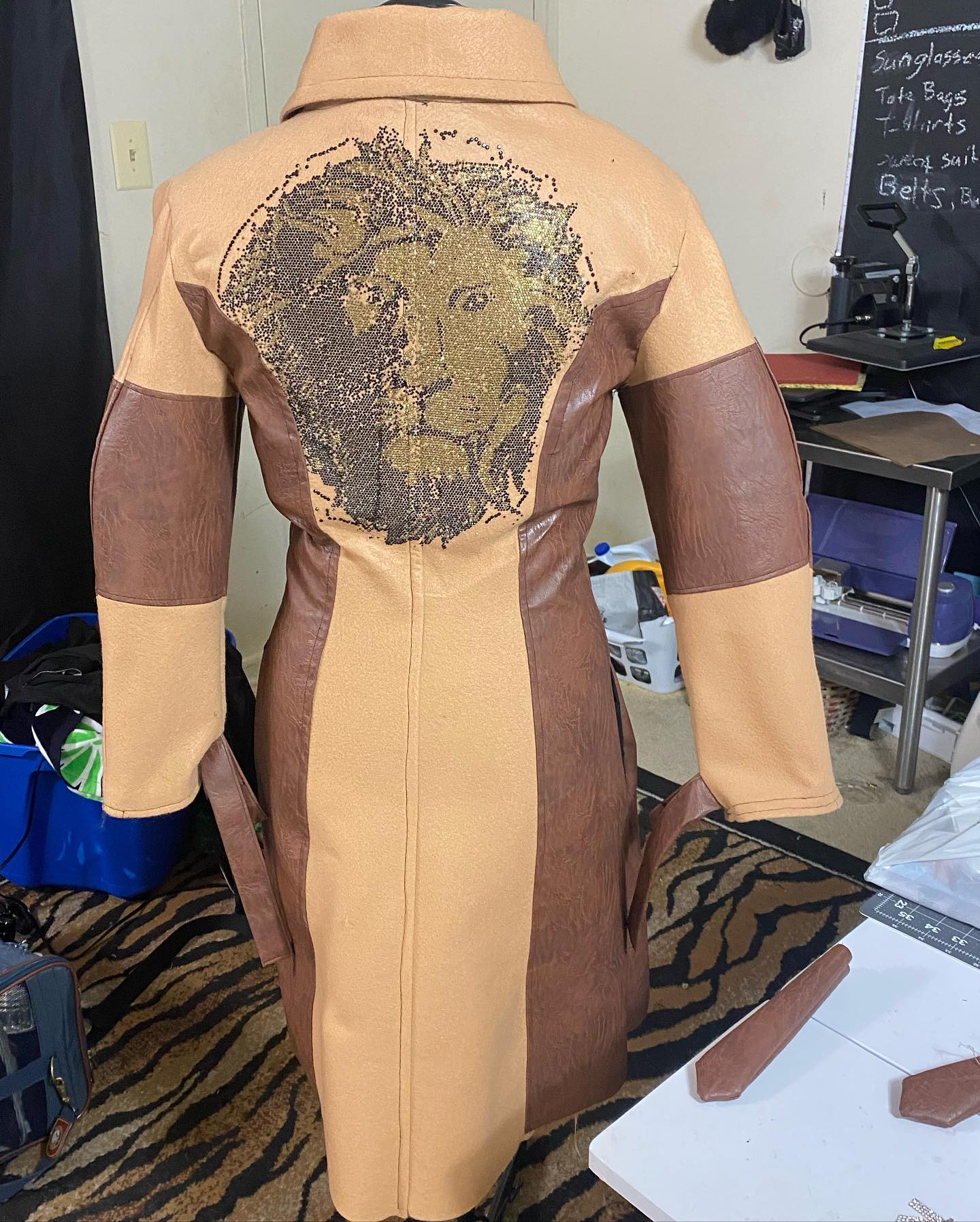 Von-Garde Leather Coat